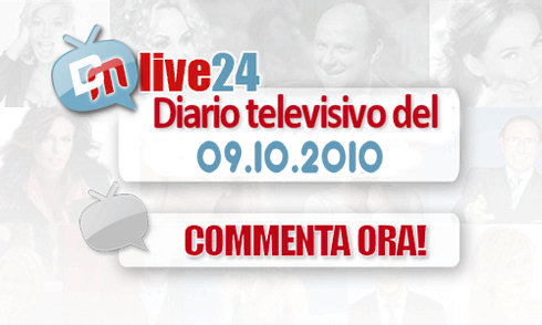 DM LIVE24: 9/10/2010. LA AMOROSO E’ AL TOP, NONNA PAPERA E’ A POMERIGGIO CINQUE, MARCO LIORNI E’… PAPA’!