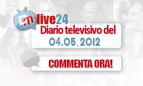 DM LIVE24: 4 MAGGIO 2012. BELEN E STEFANO NEL PRESEPE, ECCO IL CV DI MICHELE SANTORO, SCANU VS PLATINETTE (ATTO II)