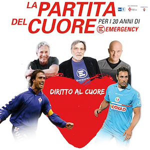 LA PARTITA DEL CUORE 2014: STASERA A FIRENZE SI FESTEGGIANO I VENT’ANNI DI EMERGENCY CON BONOLIS, BISIO, BOVA E TANTI ALTRI