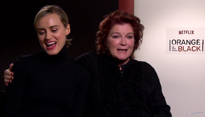 INTERVISTA VIDEO A TAYLOR SCHILLING E KATE MULGREW (ORANGE IS THE NEW BLACK): TRA 3 ANNI PIPER E RED ANCORA IN PRIGIONE!