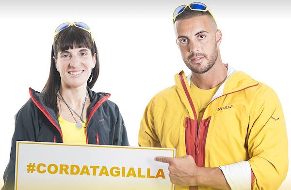 MONTE BIANCO, CORDATA GIALLA: STEFANO MANISCALCO E ANNA TORRETTA