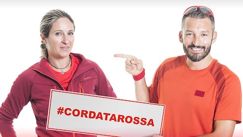 MONTE BIANCO, CORDATA ROSSA: GIANLUCA ZAMBROTTA E GIOVANNA MONGILARDI