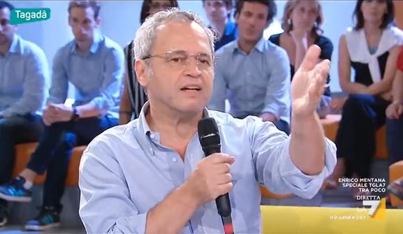 Tagadà, Mentana punge: «A La7 vogliamo fare dieta di applausi?» – Video