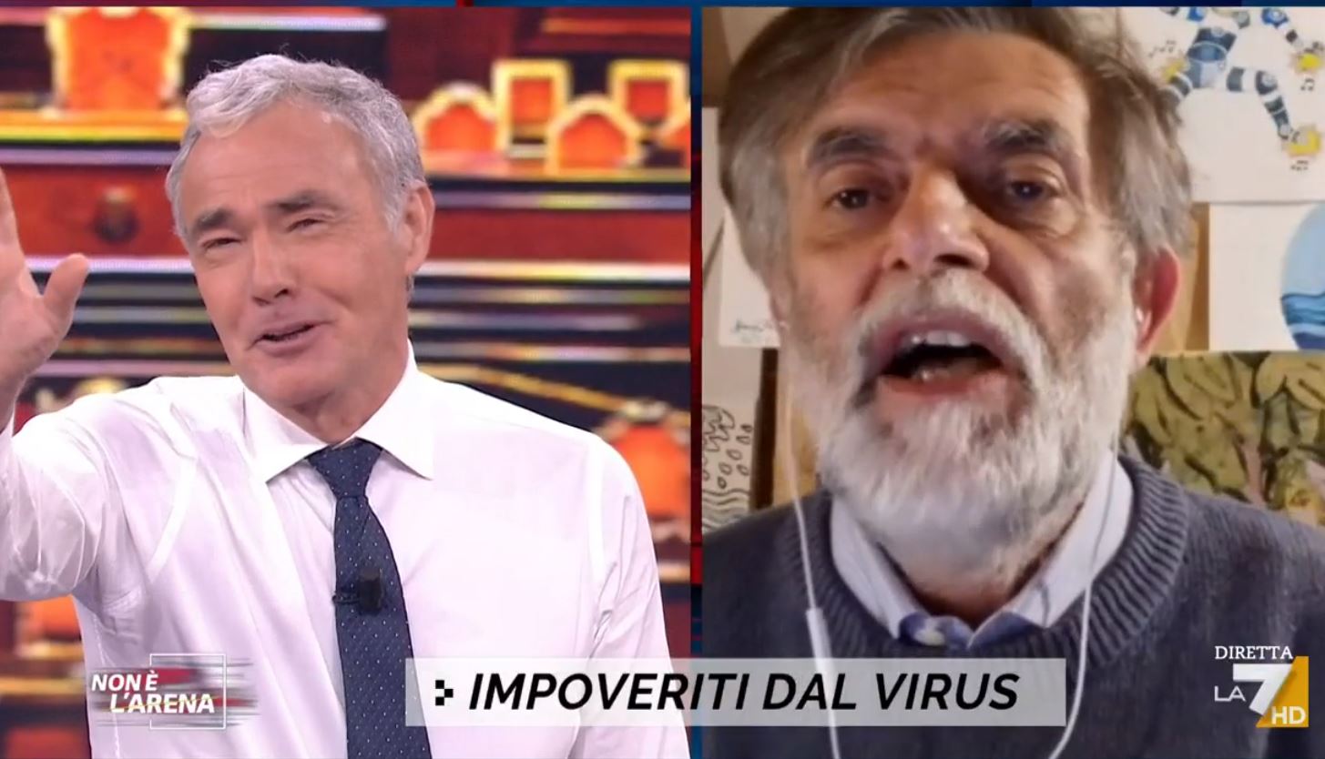 Non è L’Arena, Jacopo Fo: «A chi devo praticare un rapporto orale per lavorare in Rai?». E Giletti… – Video