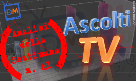 ASCOLTI TV : ANALISI DELLA SETTIMANA n. 41