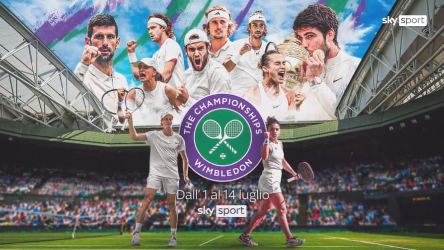 Wimbledon 2024 su Sky